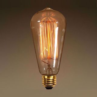 Edison ST64 wolframszálas dekor izzó Avocado színben