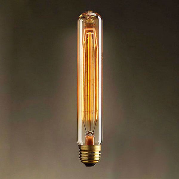 Edison T185 szénszálas dekor izzó 40W teljesítménnyel