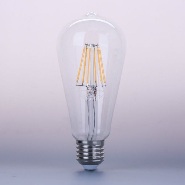 LED filament dekor izzó - ST64 - 6 watt - szabályozható