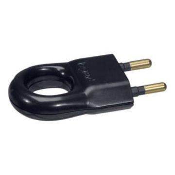 Legrand 050163 fekete földeletlen csatlakozódugó