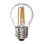 LED filament dekor izzó - G45 - 4 watt - meleg fehér	