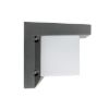 HIDE RC fali lámpa antracit  230V LED E27 15W IP54