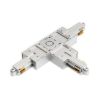 1F T bal kapocs ezüstszürke  230V 