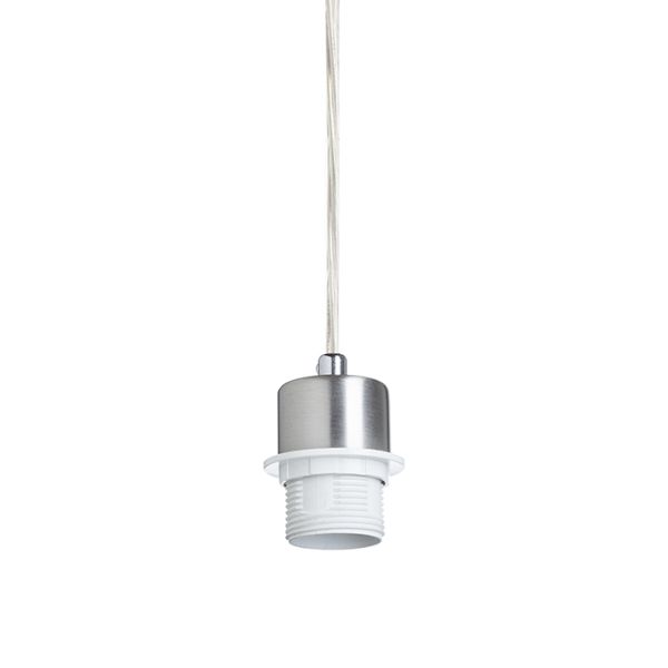 MORE 60 mennyezeti függőlámpa alap  matt nikkel 230V LED E27 3x15W