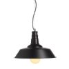 GOLDIE 36 függő lámpa fekete/fehér  230V LED E27 30W