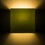 LOPE W 25/14 fali lámpa  Chintz lime/fehér PVC 230V LED E27 15W
