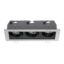 MONE III dönthető ezüstszürke  12V GU5,3 3x50W