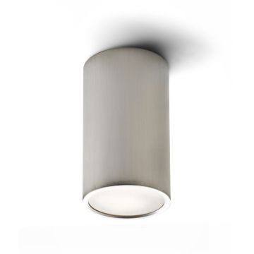 MEA mennyezeti henger alakú lámpa  szálcsiszolt alumínium 230V LED E27 15W