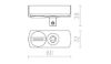 1F adapter fekete  230V 