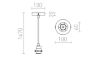 ELISA függesztő készlet FEKKA+FEK+FEKKF   230V LED E27 15W