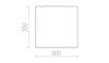 DIFFUSER SQ 30 PMMA   tej akril