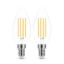 2 DB.LED Filament Canlde C35 7W E14 360° 2700K (806 lumen) szabályozható