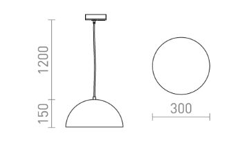 GLADYS 30 egy áramkörös sínre fehér/aranysárga 230V LED E27 15W