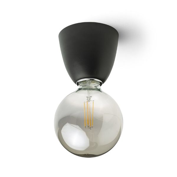 REACH mennyezeti lámpa fekete 230V LED E27 11W