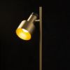 DIVINA állólámpa sárgaréz/dekoratív fekete márvány 230V E27 5W