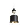 ORCO süllyesztett lámpa fekete/aranysárga 230V LED GU10 9W