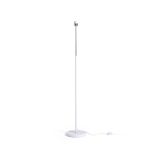 EMMETT állólámpa talapzat fehér króm 230V LED E27 15W