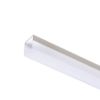 LED PROFILE H felületre szerelhető 1m eloxált alumínium/matt akrilát 