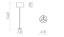 NYC/RON 40/25 állólámpa  Polycotton fekete/króm 230V LED E27 15W