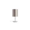 NYC/RON 15/20 asztali lámpa  Monaco petróleum kék/ezüst PVC/nikkel 230V LED E27 15W