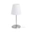 NYC/CONNY 15/15 asztali lámpa  Polycotton fehér/nikkel 230V LED E27 11W