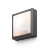 DELTA 215 felületre szerelhető antracit  230V LED E27 15W IP54