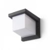 HIDE SQ fali lámpa antracit  230V LED E27 15W IP44