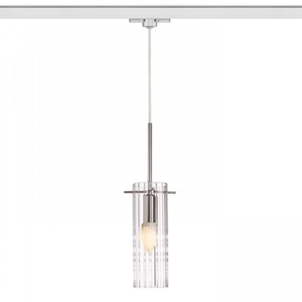GIFT háromfázisú áramkörös sínre  tiszta üveg 230V LED E14 6W