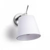 JERSEY fali lámpa fehér króm 230V LED E27 15W