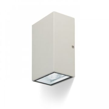 DIXIE 10x16 fali lámpa fehér 230V LED 2x5W 84° IP54 3000K