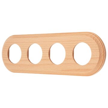 Natúr fa 4-es sorolókeret BONOLO porcelán szerelvényekhez