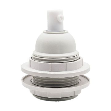 Búratartó gyűrűs fehér bakelit foglalat 250V 4A